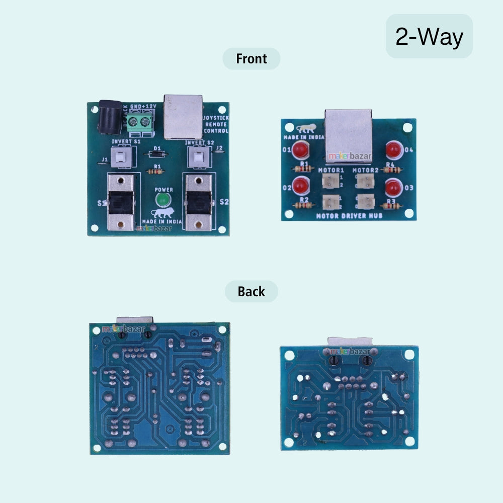 RC Joystick Module With Motor Driver Hub [Combo]