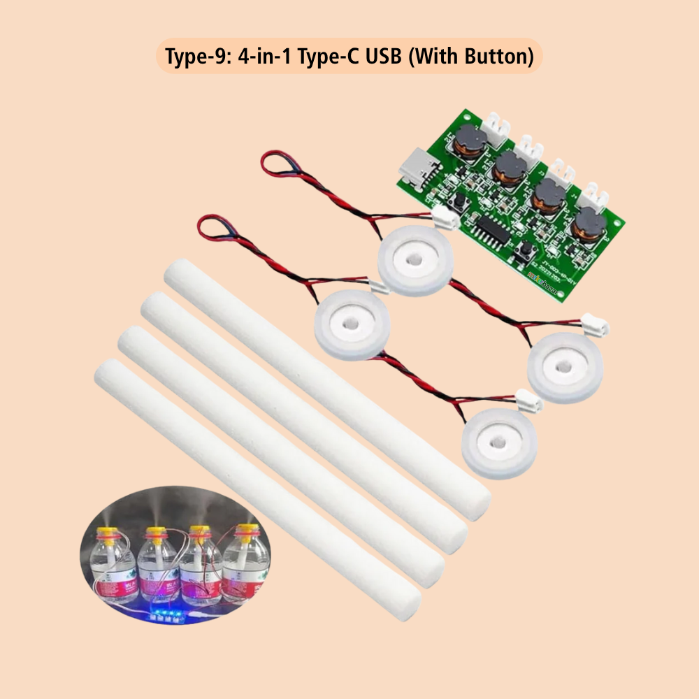 5VDC 108KHz Humidifier/Mist Maker USB Spray Module