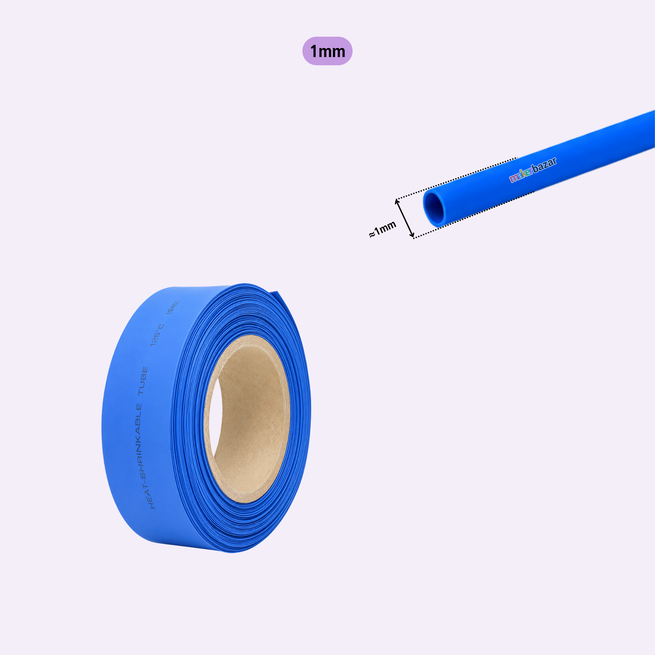 Blue Heat Shrink Sleeve Tube For Wire Protection