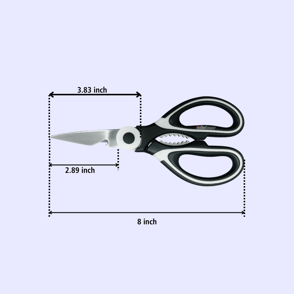 Multi-Function Kitchen Scissors Ultra Sharp [Random Color]