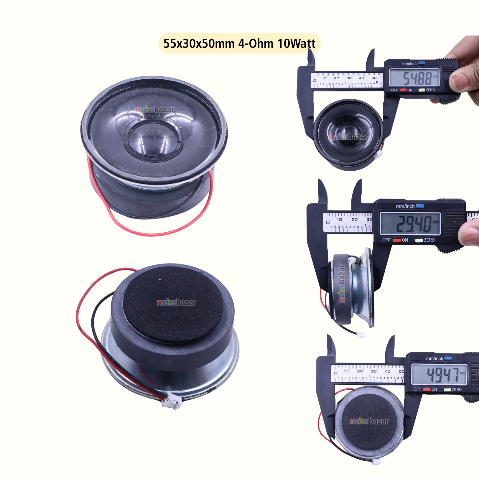 2.25-Inch External Magnet Speaker Driver Without Frame