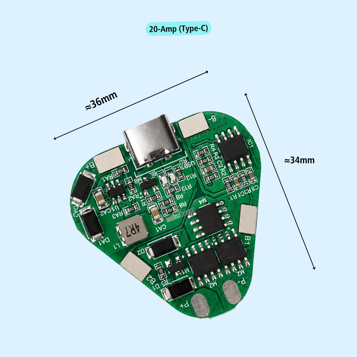3S 12V BMS 18650 Lithium Battery Protection Board for Cordless Hand-Drill Machine