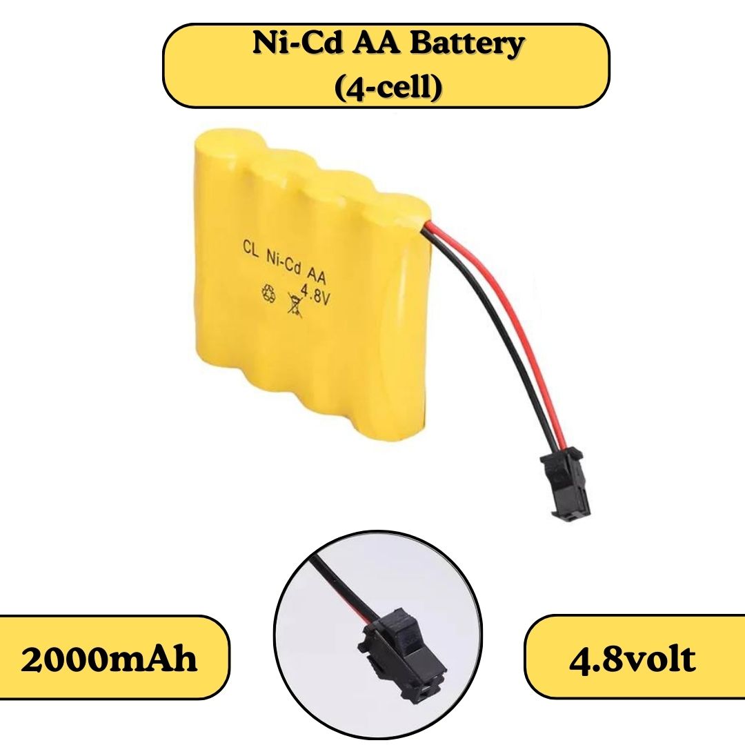 Ni-Cd Rechargeable AA Cells Battery Pack