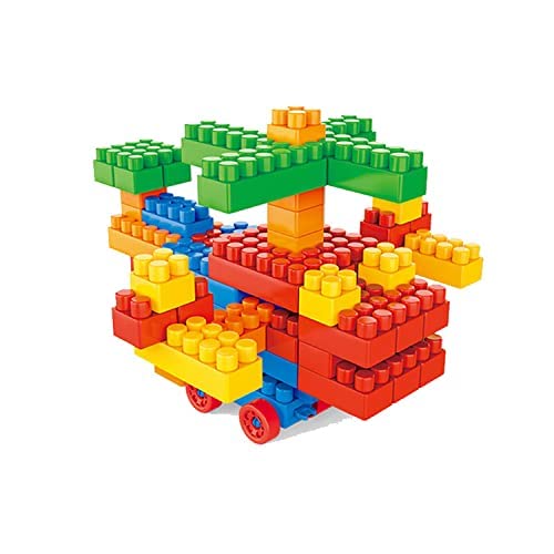 200 Piece Building Blocks for Kids with Wheel Blocks Game Toy Set