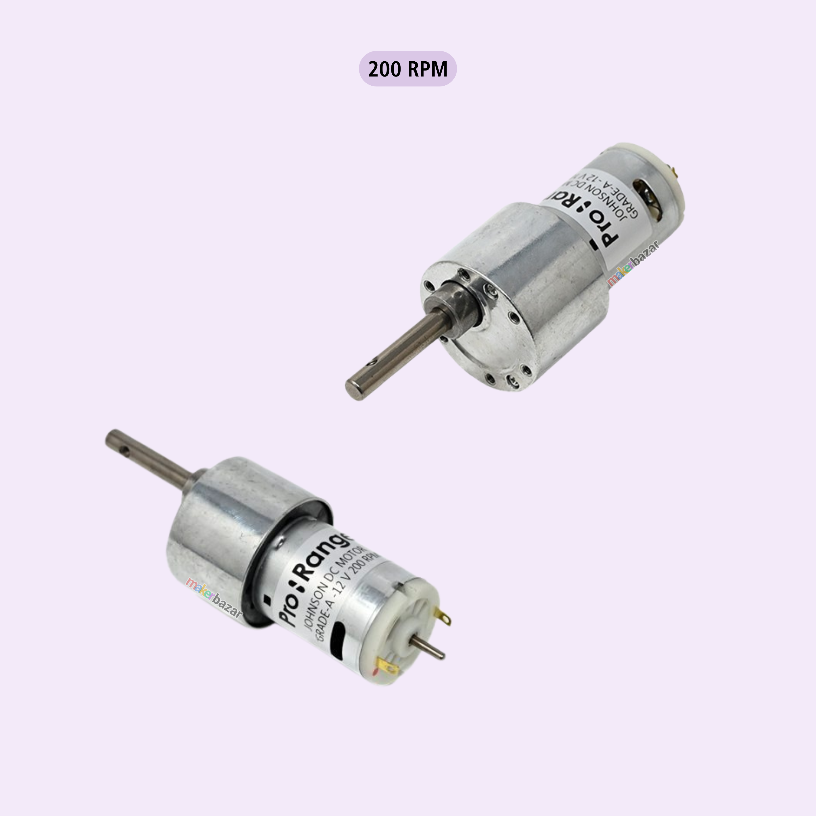 Pro-Range 12V Johnson Geared DC Motor Encoder Compatible Grade A Quality