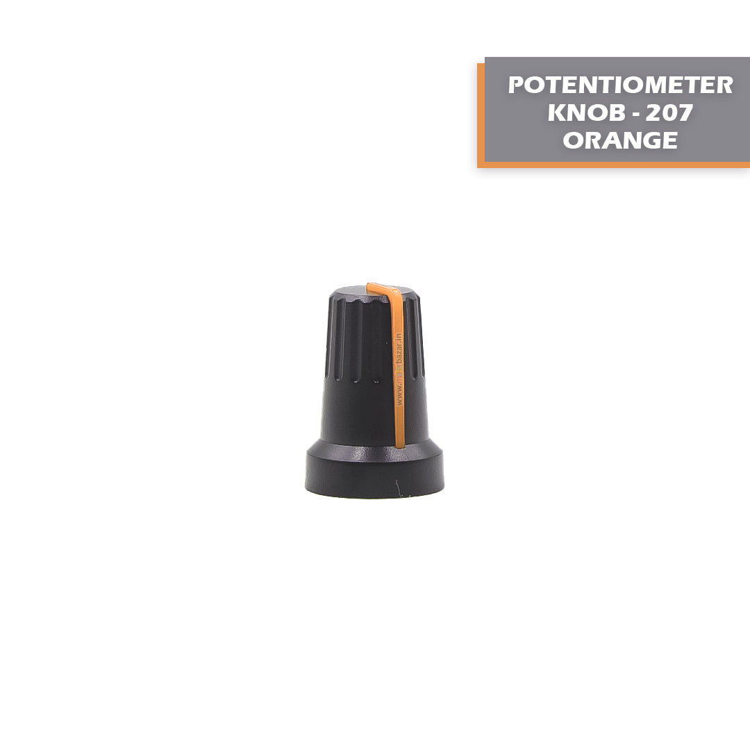 Knob-207 Plastic Potentiometer Knob 6mm With Buffer