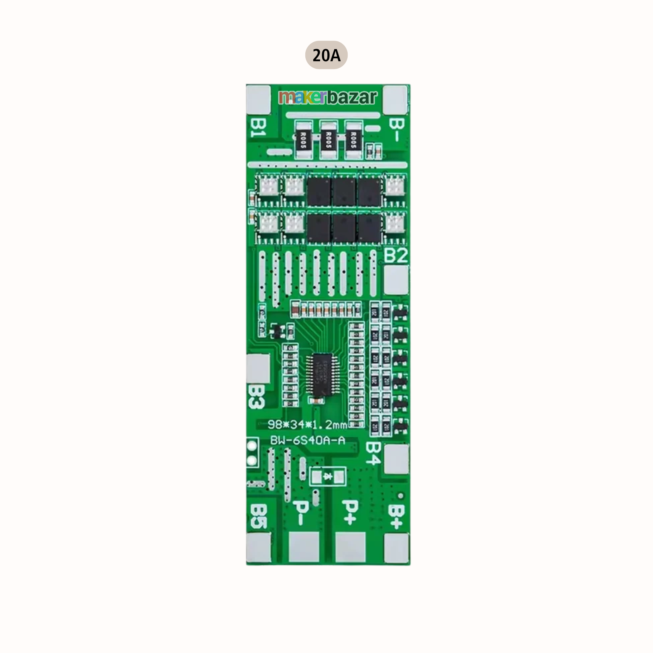 6S 24V 18650 Lithium Battery Protection Board