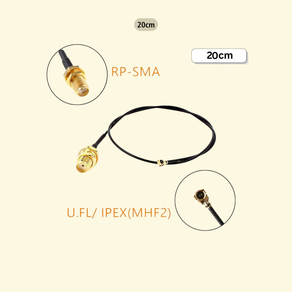 SMA Female to UFL IPX Connector Cable