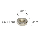 Neodymium Channel Countersunk Ring Magnets