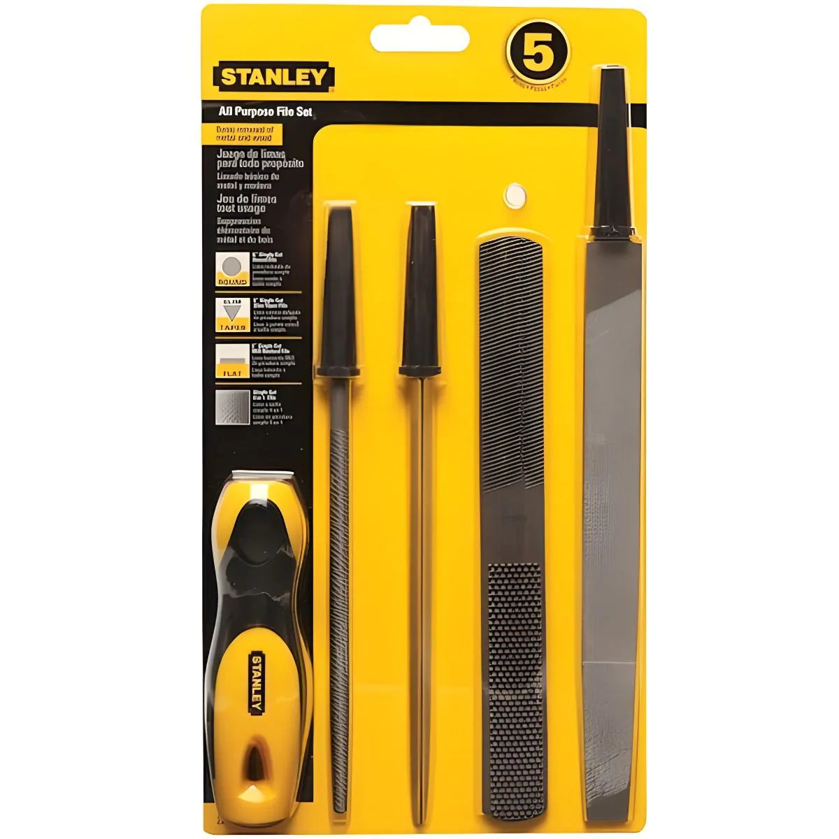 Stanley 22-314 5pcs File Set