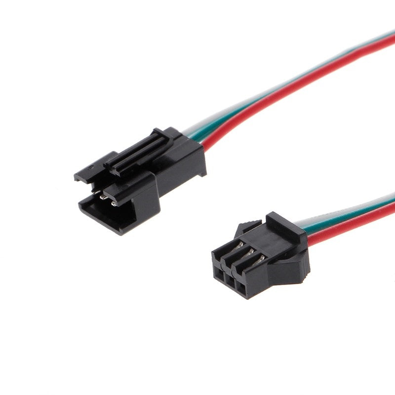 JST-SM 3 Pin Plug Male and Female Connector Pair with Wire