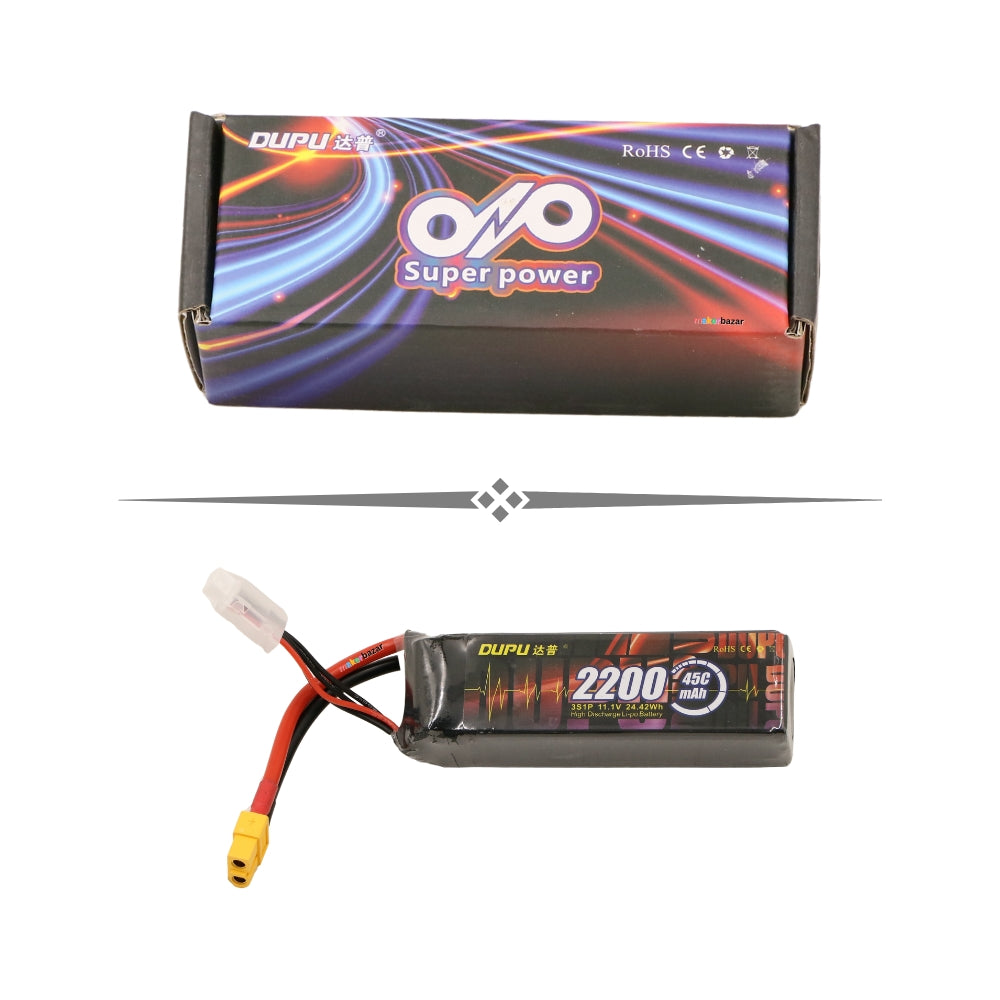 DUPU 3S 11.1V LiPo Battery Pack 45C