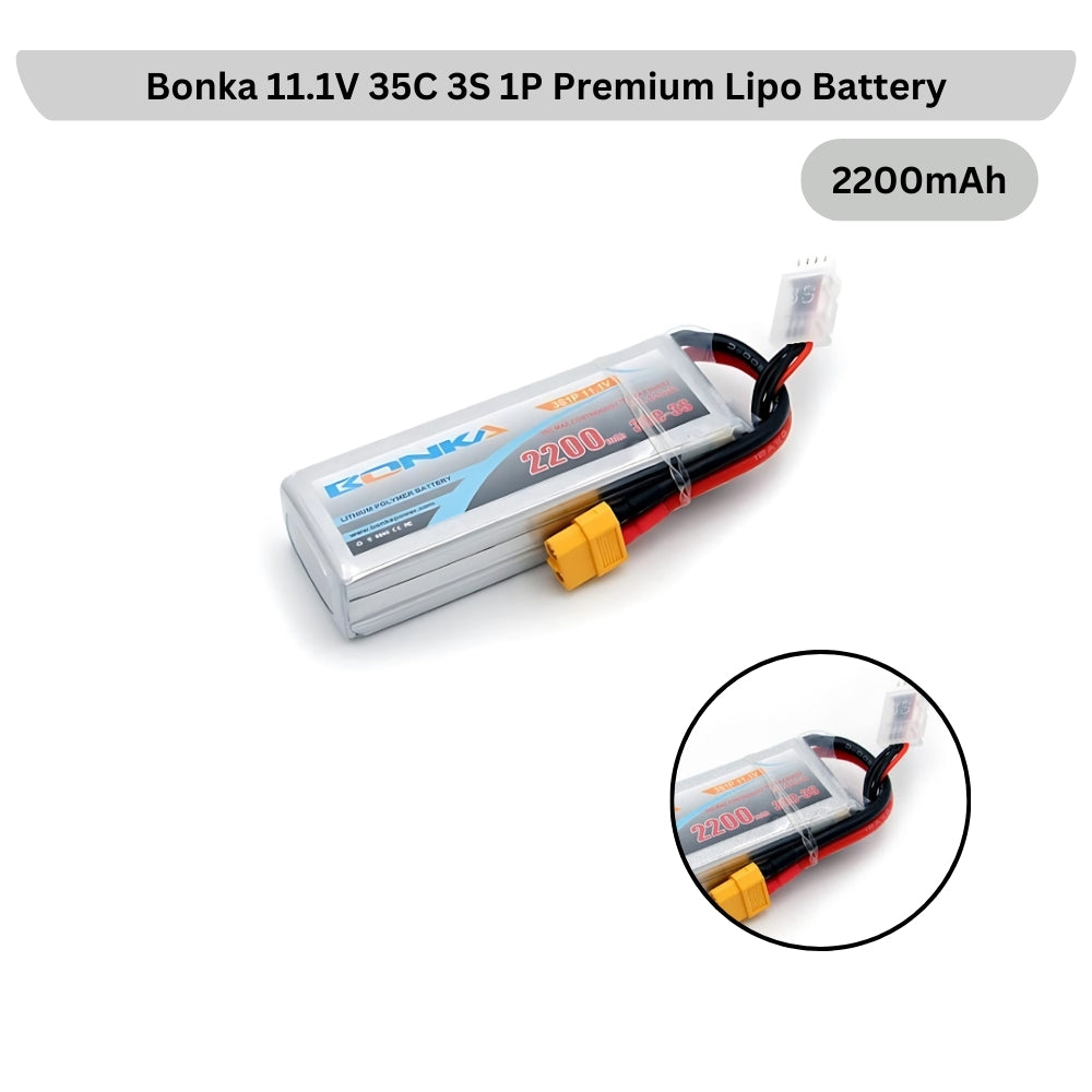 Bonka 11.1V 3S 35C LiPo Battery