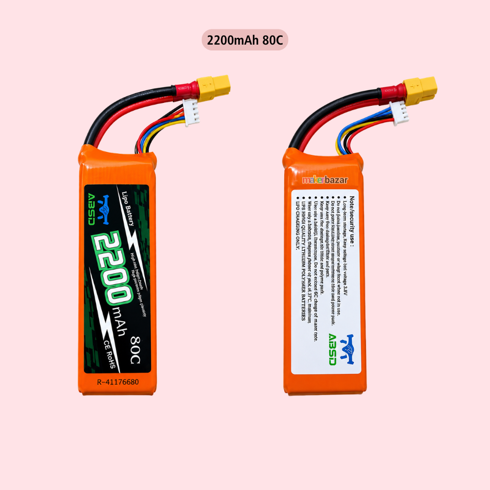Generic: 11.1Volt 3S Lithium Polymer Batteries Pack LiPo Drone Battery