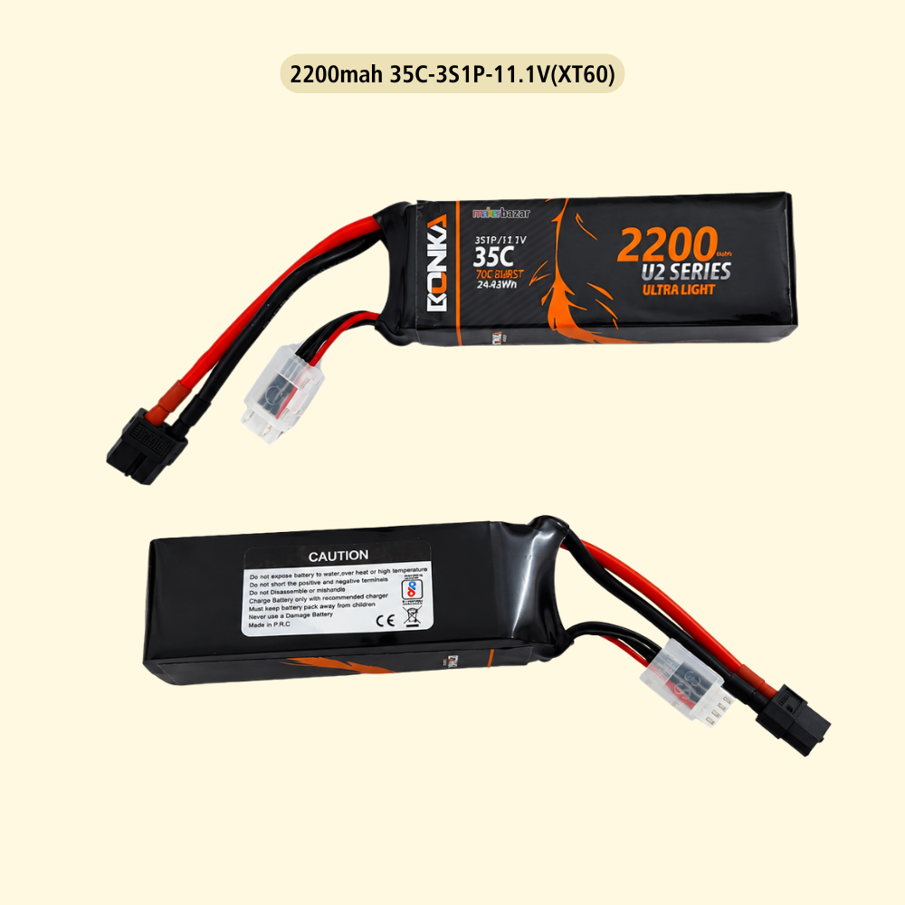 Bonka U2-Series Lithium Polymer Battery for RC Helicopter