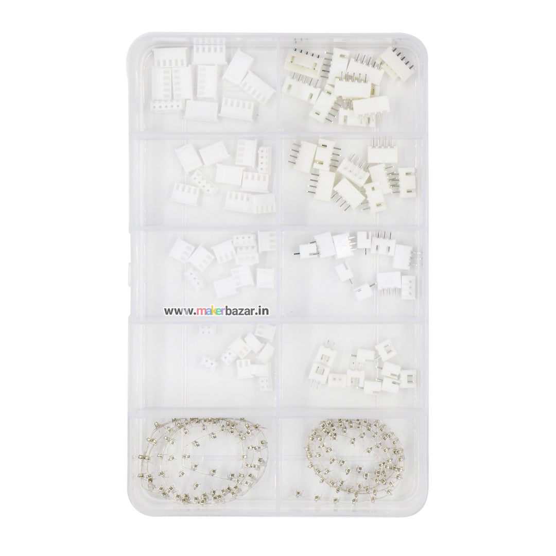 RUNCCI-YUN 540 Pieces JST Connecteur Kit,JST-XH,JST BEC, 2/3 / 4/5/ 6 Pin Mâle/Femelle Connecteurs, 2.54mm Femelle Broches Connecteurs Terminals+JST Cable RUNCCI-YUN 540 Pieces JST Connecteur Kit,JST-XH,JST BEC, 2/3 / 4/5/ 6 Pin Mâle/Femelle Connecteurs, 2.54mm Femelle Broches Connecteurs Terminals+JST Cable