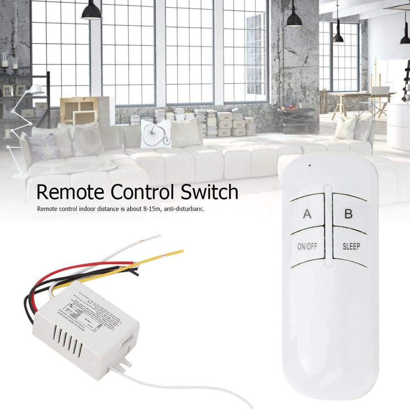 [Combo 9] 2 Ways ON/OFF Two-Channel 220V Digital Wireless Wall Light Receiver Transmitter Remote Control Switch