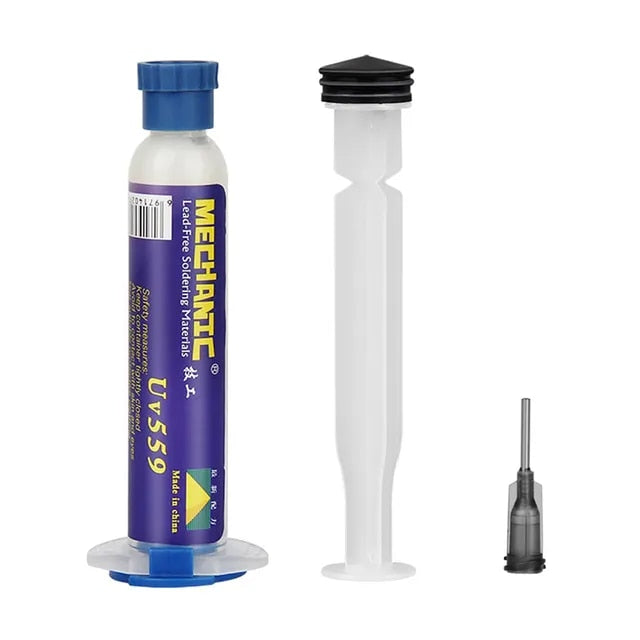 Mechanic: 10cc Lead-Free No-Clean Solder Flux Paste Syringe