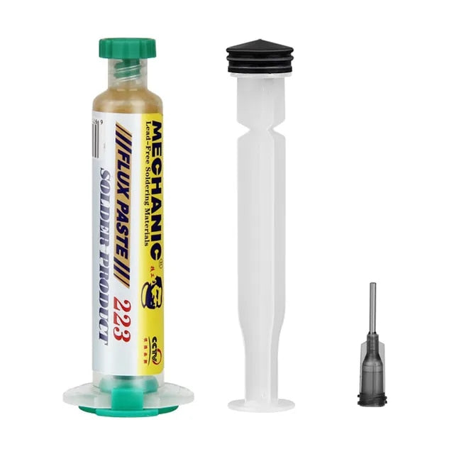 Mechanic: 10cc Lead-Free No-Clean Solder Flux Paste Syringe