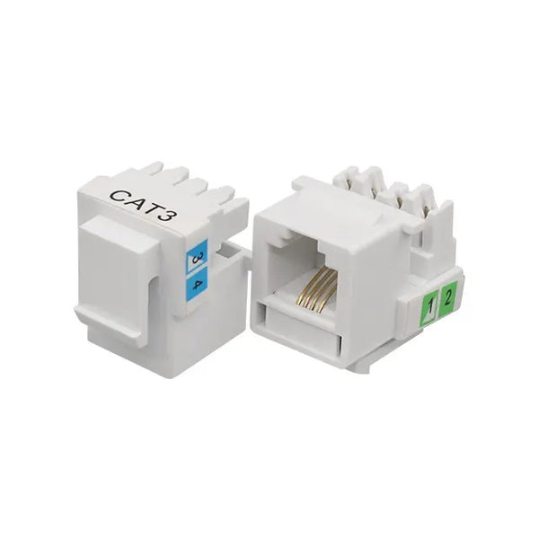 JZK RJ11 Schroef jack CAT3 telefoon keystone jack, RJ11 telefoon JZK RJ11 Schroef jack CAT3 telefoon keystone jack, RJ11 telefoon