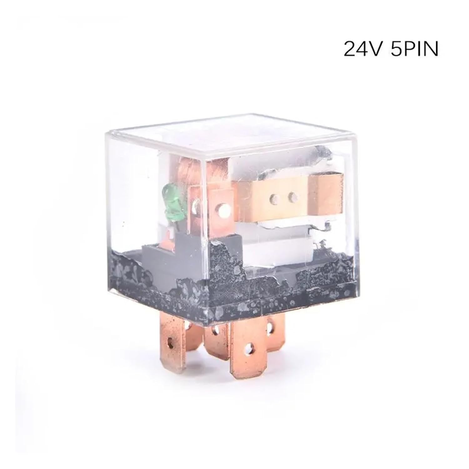 100A SPDT Waterproof Automotive Power Relay Transparent Shell