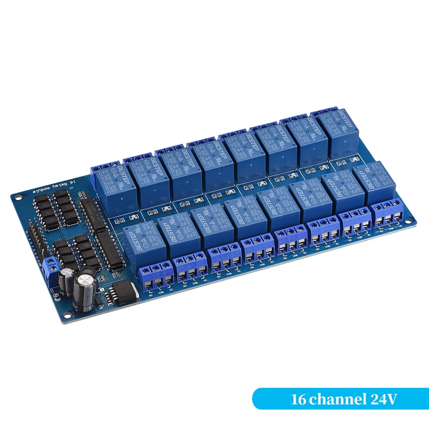 Blue Relay Board Module with Low Level Trigger Optocoupler