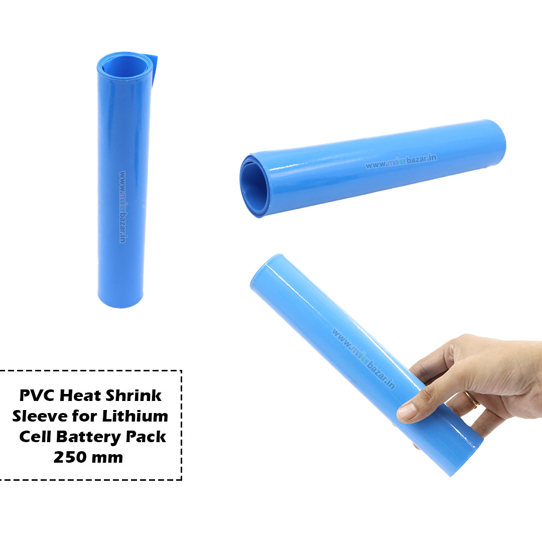 PVC Heat Shrink Sleeve for Lithium Cell Battery Pack (In Meters)