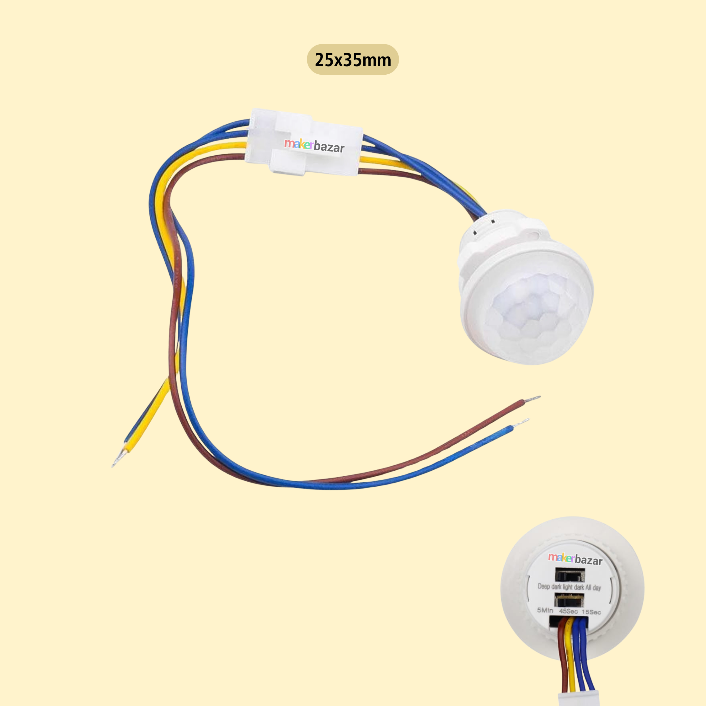 PIR Motion Sensor Switch Mountable Movement Detector