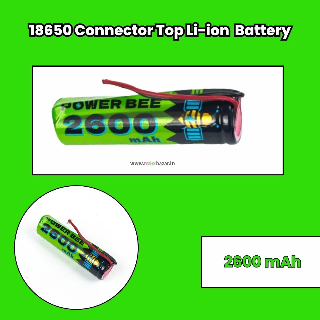 PowerBee: 3.7V 18650 Cell Li-ion Rechargeable Battery