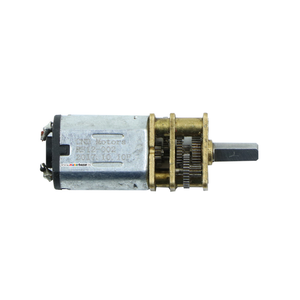 N20 12V Micro Metal Gear Motor without Encoder (Random RPM)