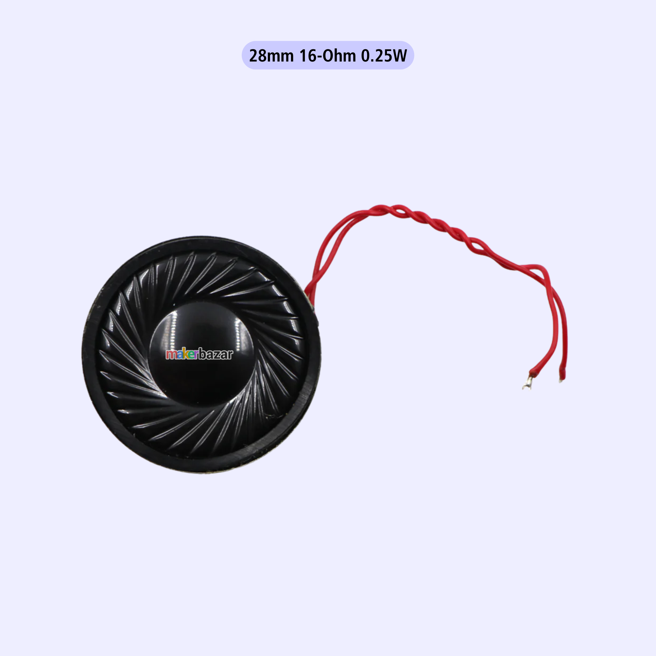 Metal Shell Mini Internal Magnet Toy Speaker