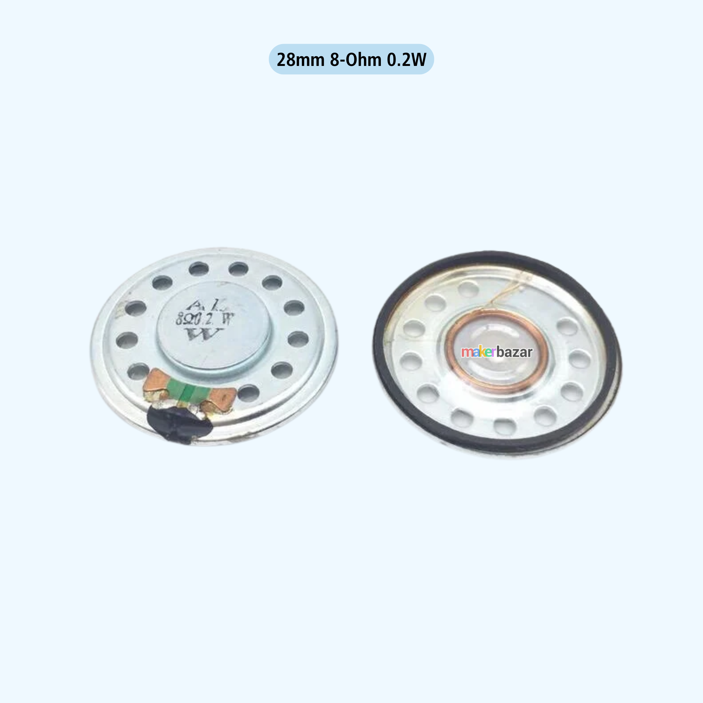 Metal Shell Mini Internal Magnet Toy Speaker