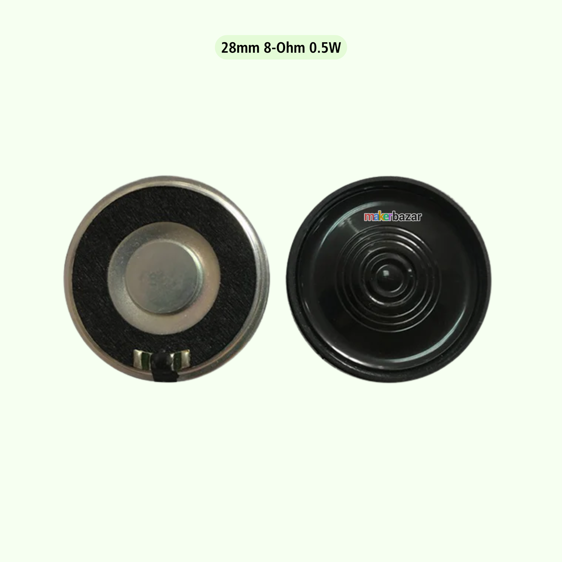 Metal Shell Mini Internal Magnet Toy Speaker