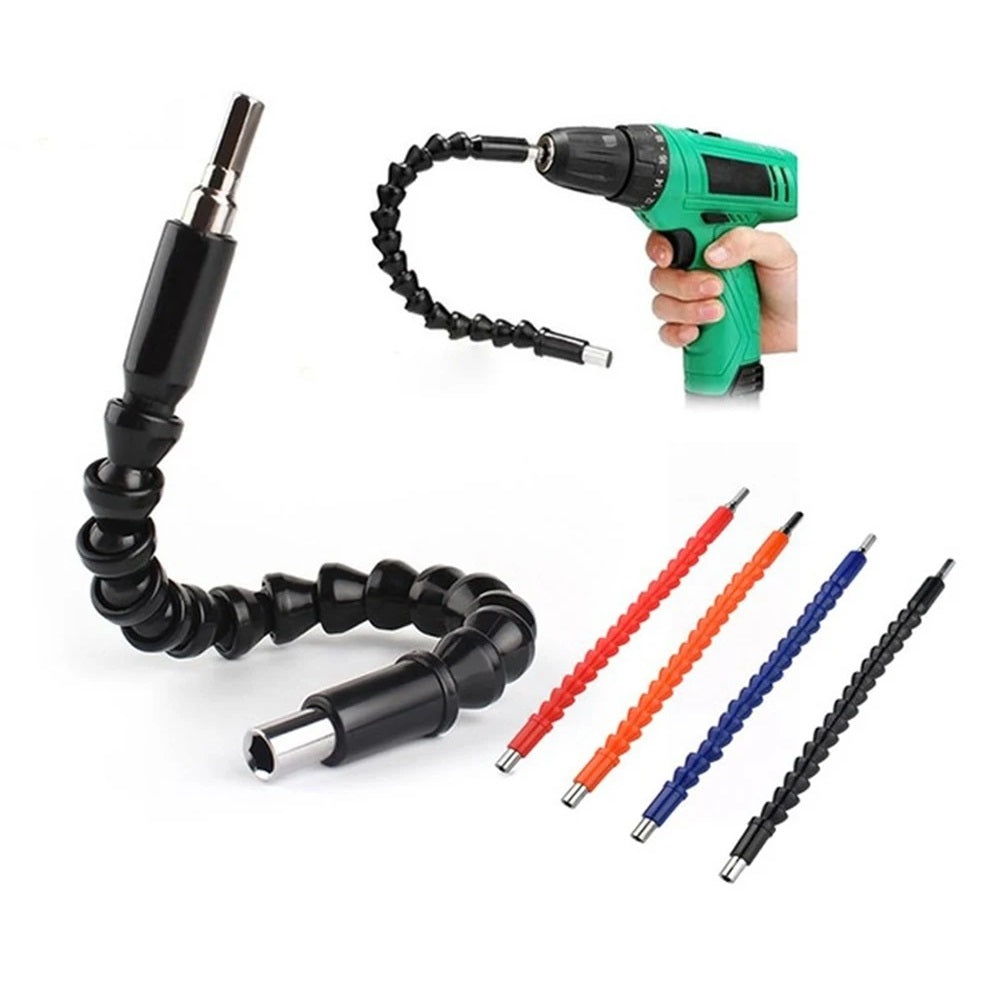 [Type 1] Flexible Drill Bit Extension Shaft with Screwdriver Bits Set