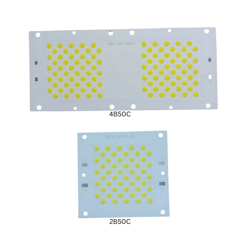 Buy Warm White 50W LED COB Dot Matrix PCB 168x73mm for Commercial ...
