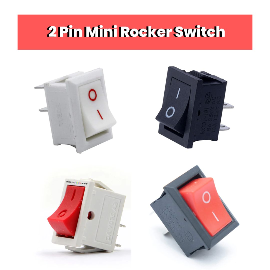 Mini Rocker Hyper 2 Pin Mini Rocker Switch - Compact & Reliable Control Switch