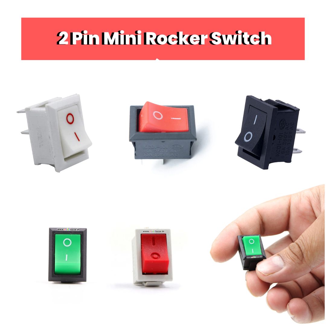 Mini Rocker Dropping In 2 Pin Mini Rocker Switch - Compact & Reliable Control Switch