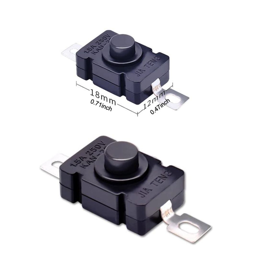Sampling Push Button Buy Self-Locking Push Button Switch, 250V 1.5A | Makerbazar
