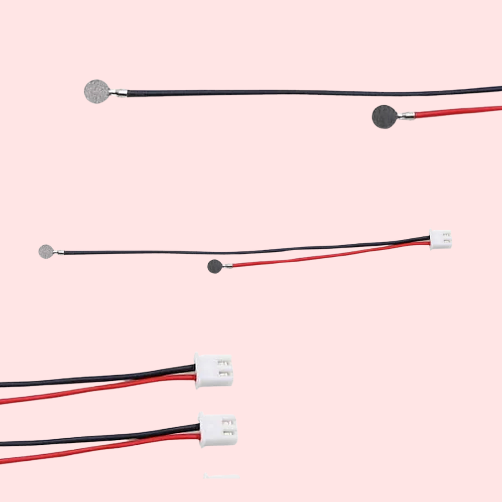2 Pin JST Mini Cable Connector Female with Nickel Tabs