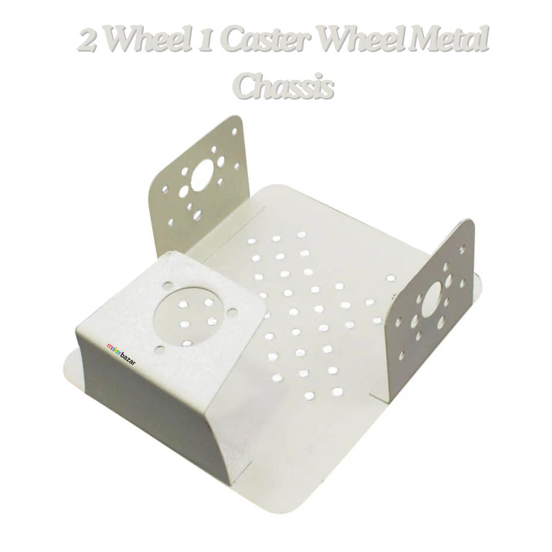 Caster Wheel Metal Chassis for DIY Robot Car