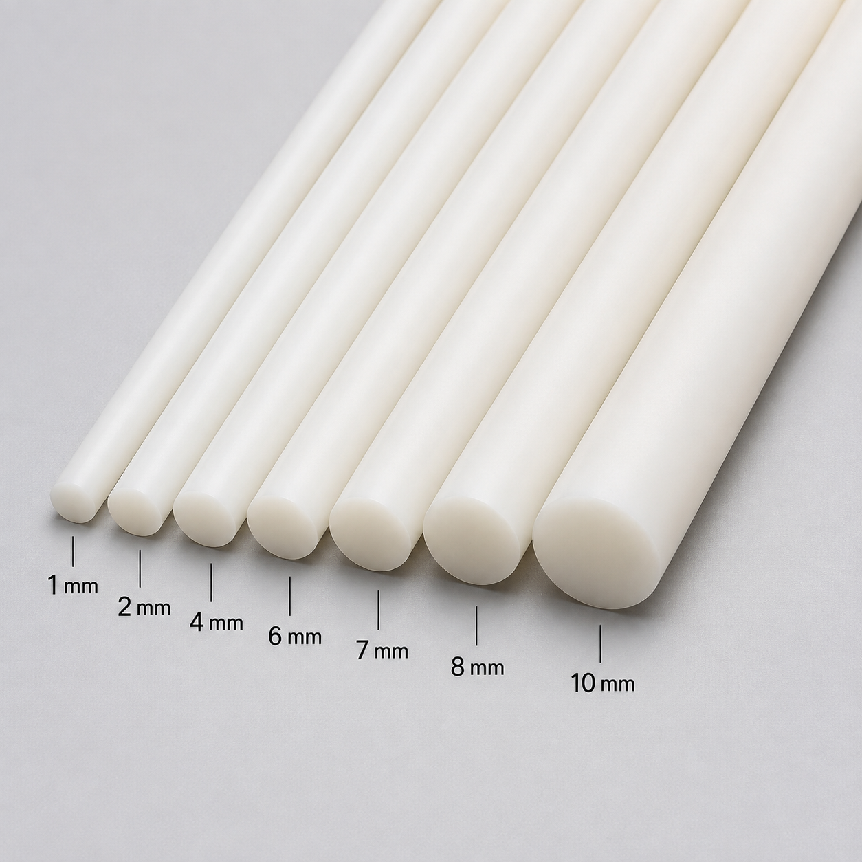 Plastic Nylon Rod Smooth Round-Bar