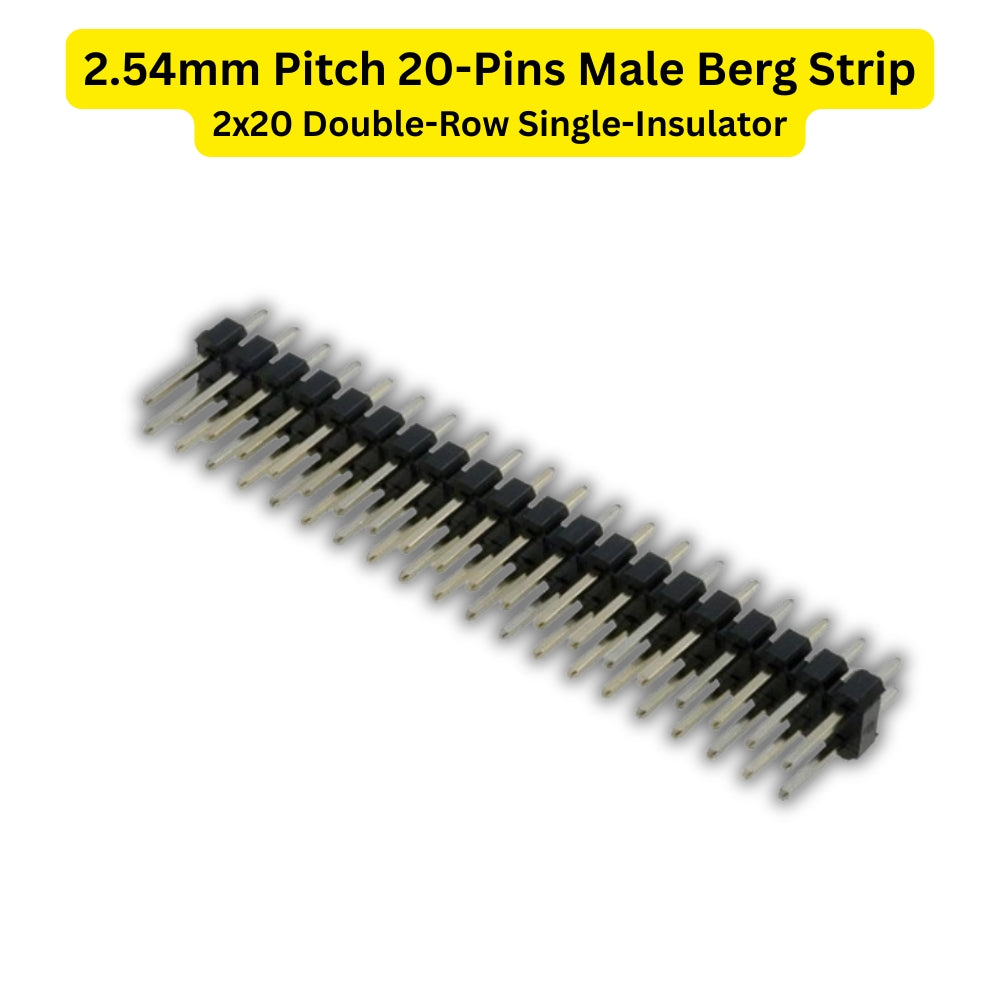 2.54mm 40-Pins Male Berg Strip Connector