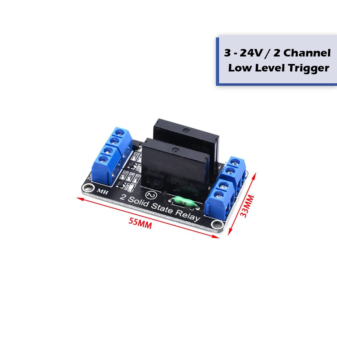 G3MB-202P Solid State Relay SSR Module 240V 2A Output with Resistive Fuse