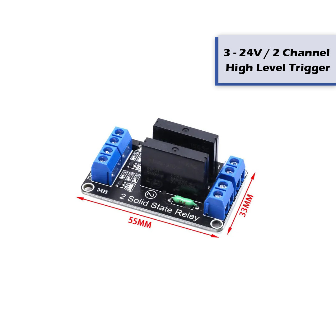 G3MB-202P Solid State Relay SSR Module 240V 2A Output with Resistive Fuse