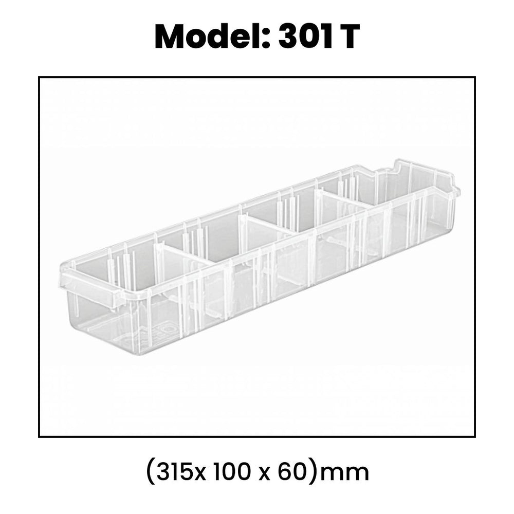 Transparent Panda Shelf Bins | Elegant & Versatile Storage Solutions