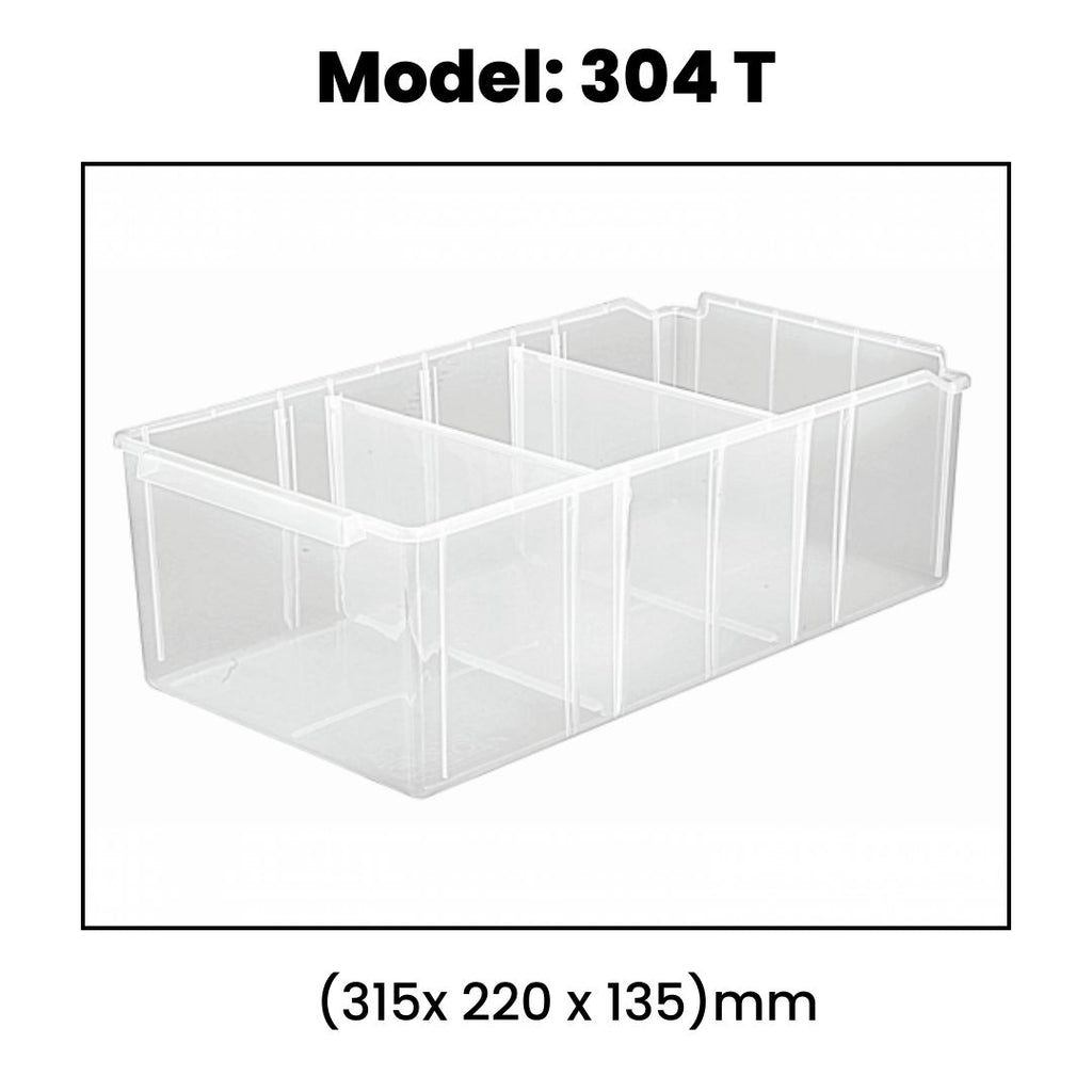 Transparent Panda Shelf Bins | Elegant & Versatile Storage Solutions