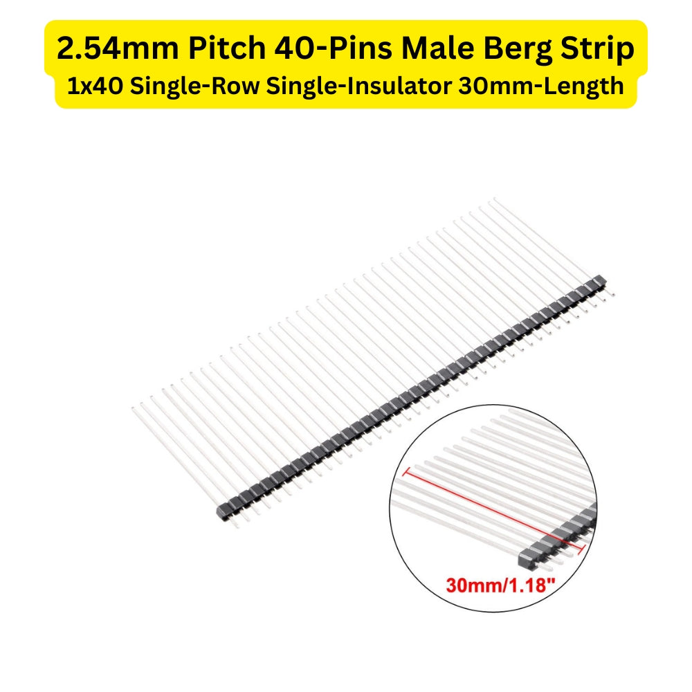 2.54mm 40-Pins Male Berg Strip Connector