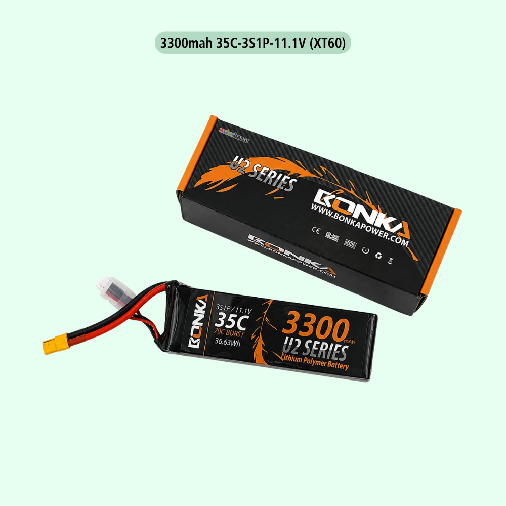 Bonka U2-Series Lithium Polymer Battery for RC Helicopter