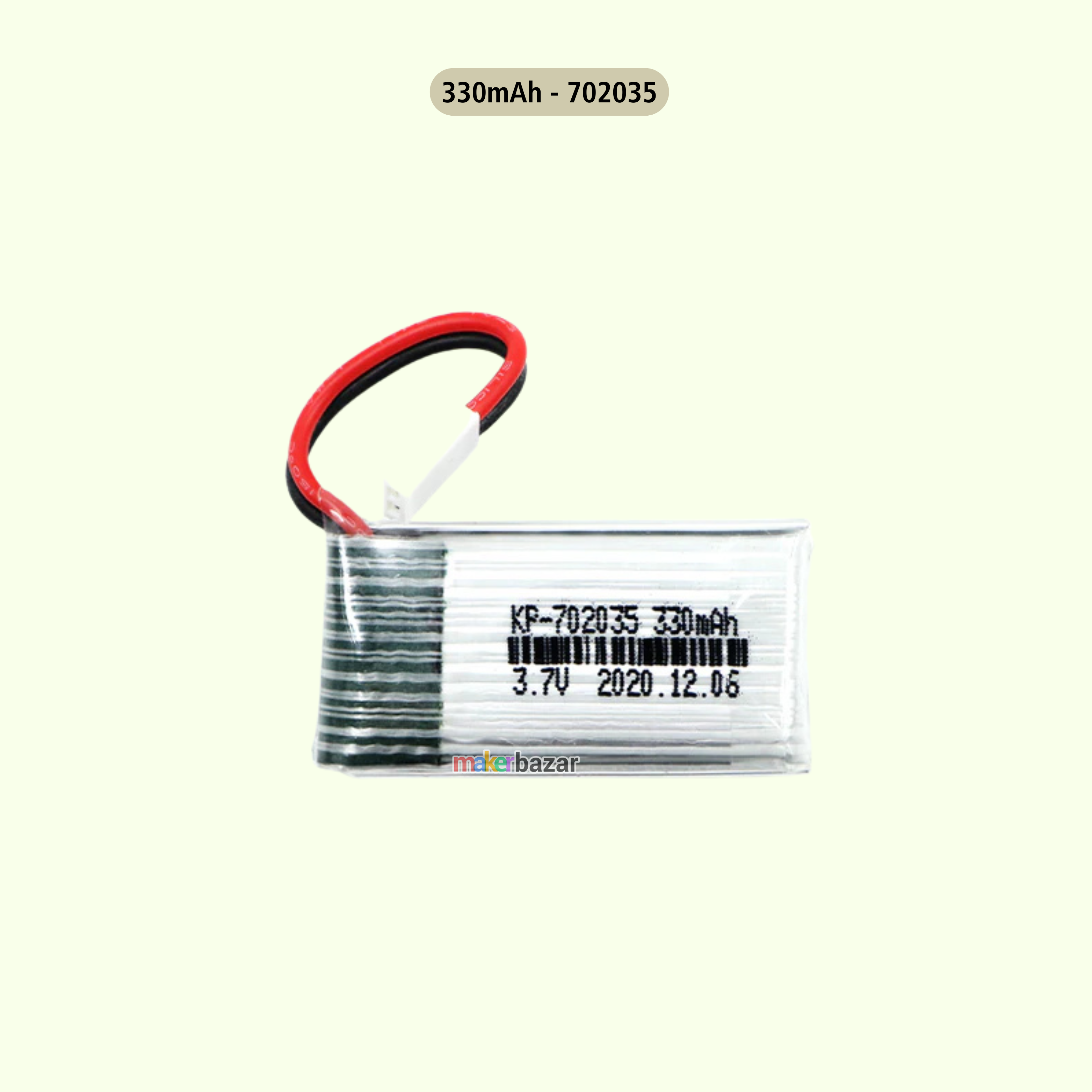 KP: Drone LiPo Batteries 3.7V Rechargeable Battery for Mini RC Aircraft, Quadcopters