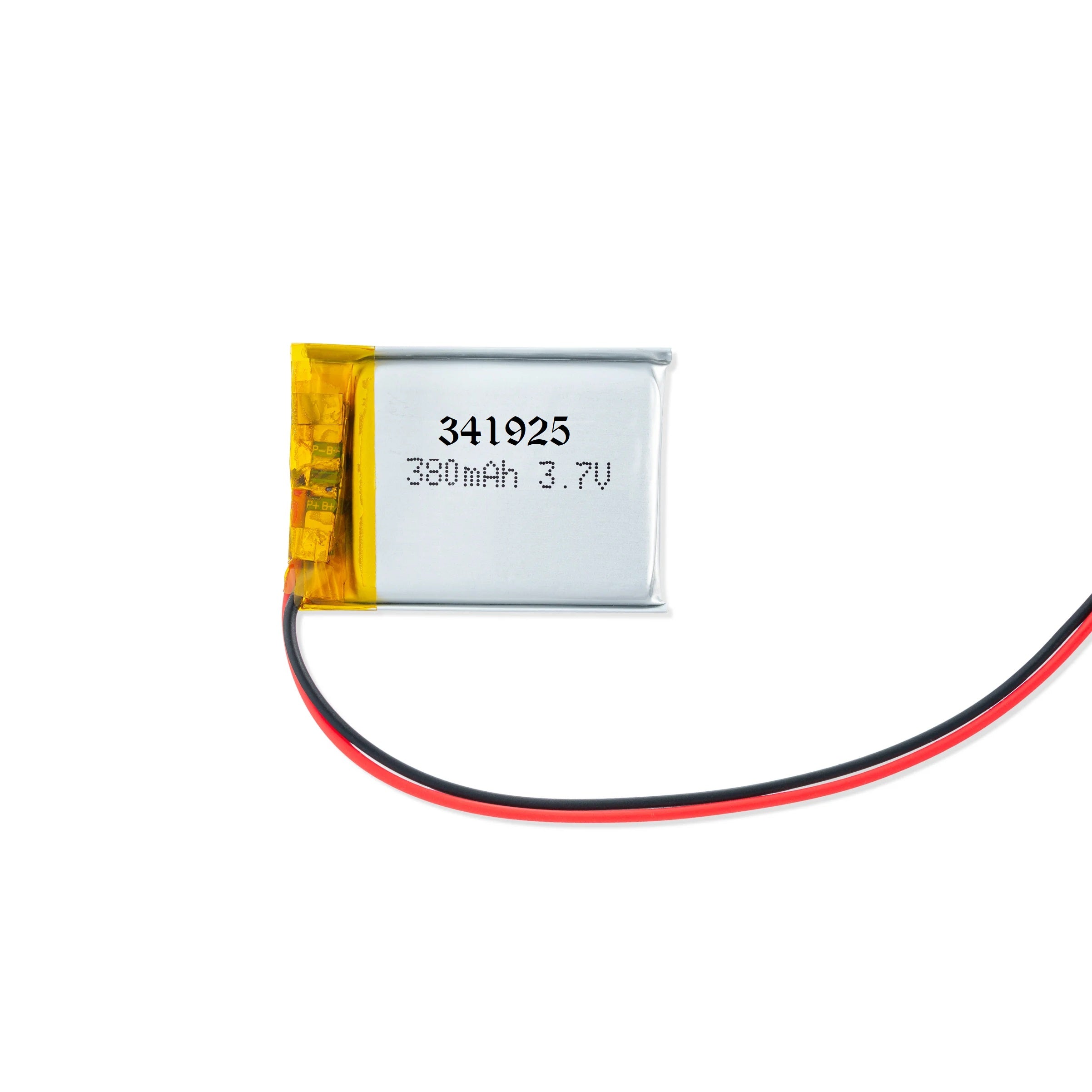 KP: 341925 Lipo Battery - Single Cell 3.7V 380mAh Lithium Polymer Battery